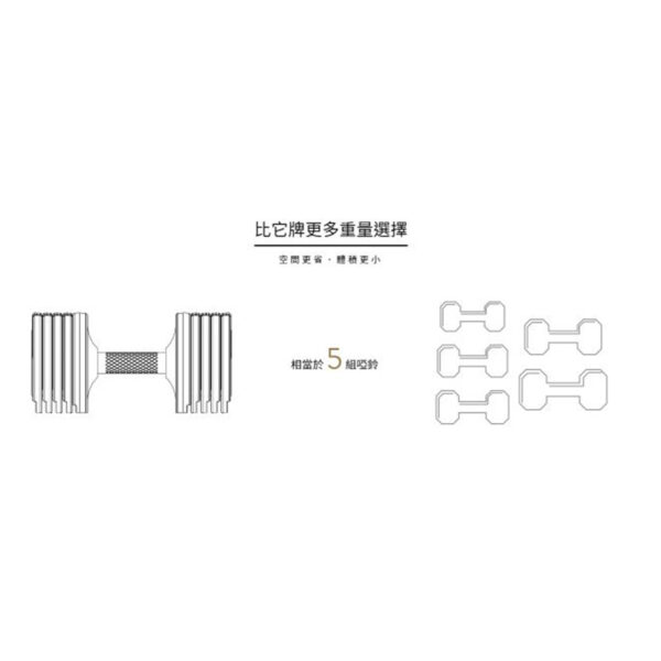 PureSeries 可調式啞鈴 12磅：圖片 4