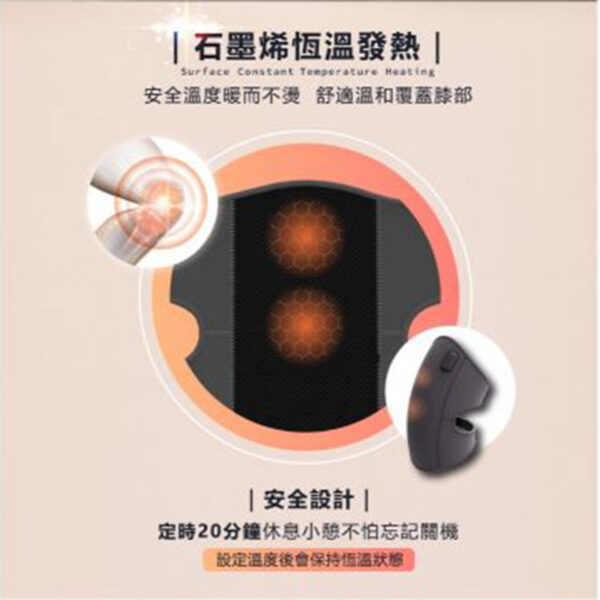 新品 3in1石墨烯溫熱護膝：圖片 4