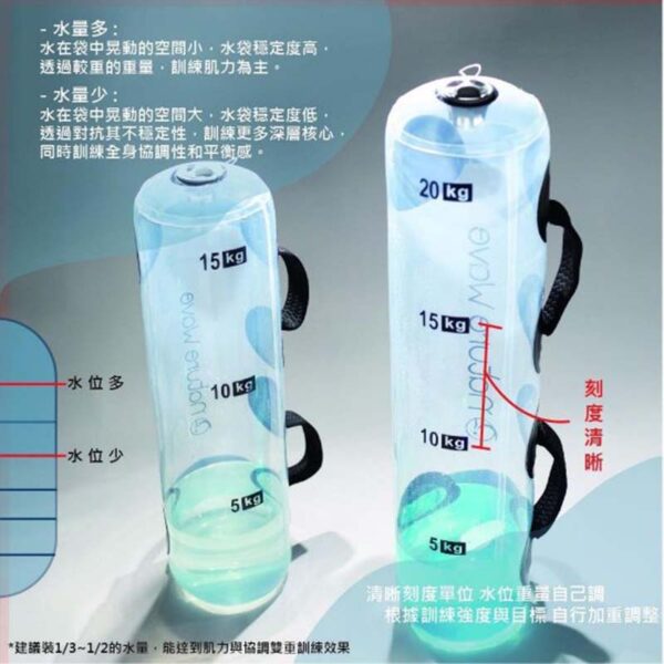 第二代 球形15公斤 負重健身水袋：圖片 6